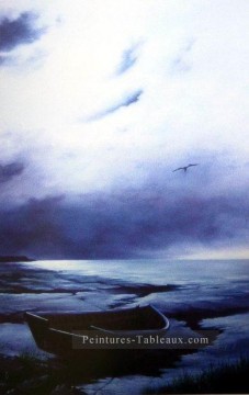 Paysage du quai œuvres - yxf0149d impressionnisme marin quai